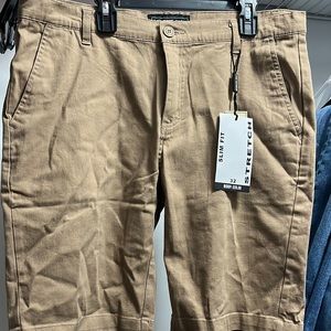 Members only brown shorts